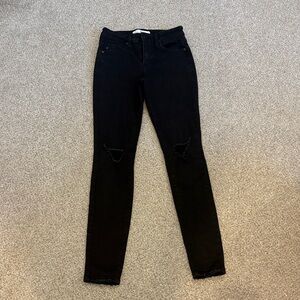 KanCan Black Distressed Skinny Jeans